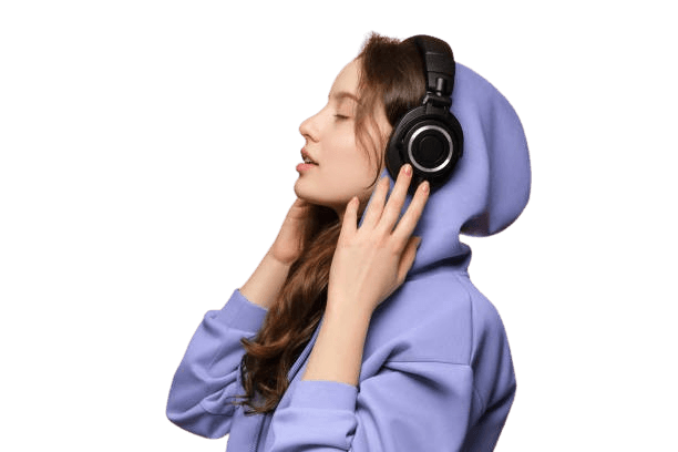 Banner promocional 50% OFF em fones selecionados